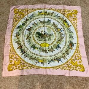 🌟 Authentic Hermès La Promenade de Longchamps Carré 90 Scarf 🌟